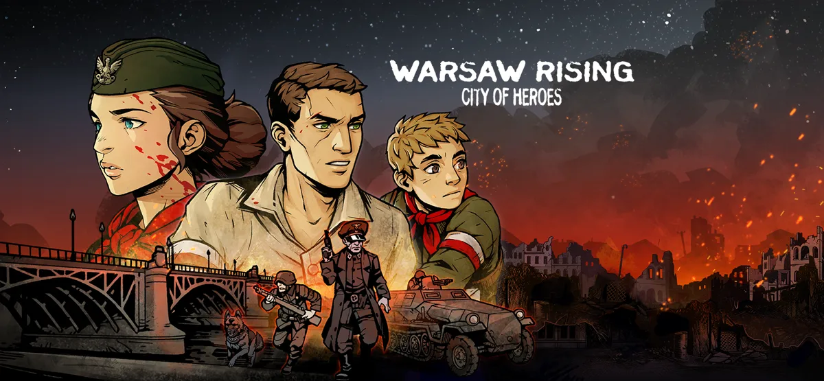 WARSAW RISING: City of Heroes — official game artwork