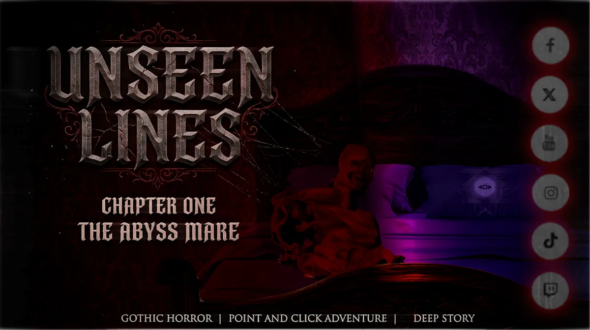 UNSEEN LINES — official game artwork