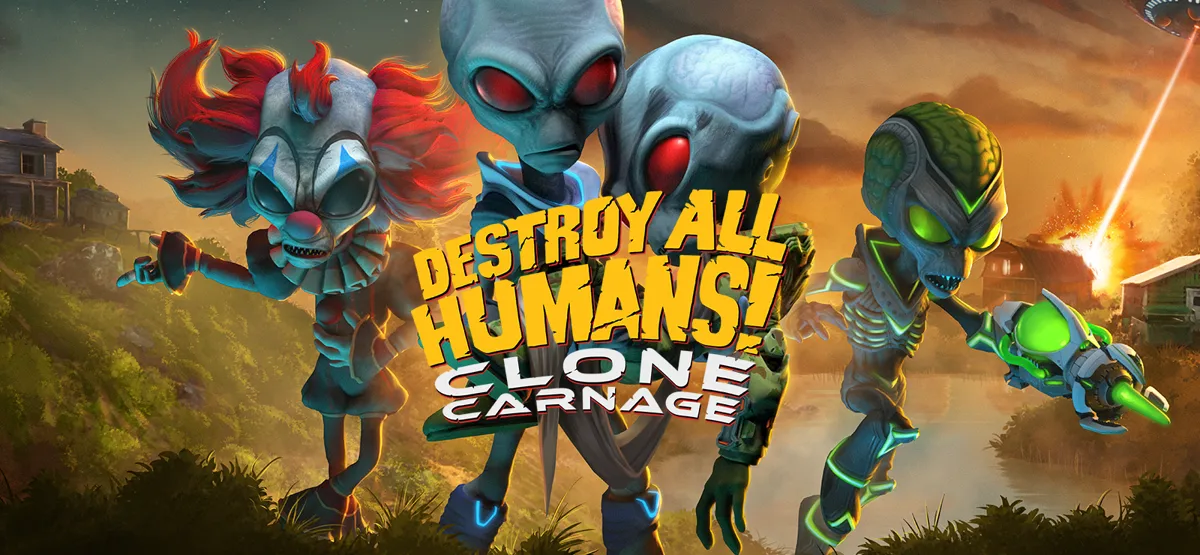 Destroy All Humans! Clone Carnage — official game artwork