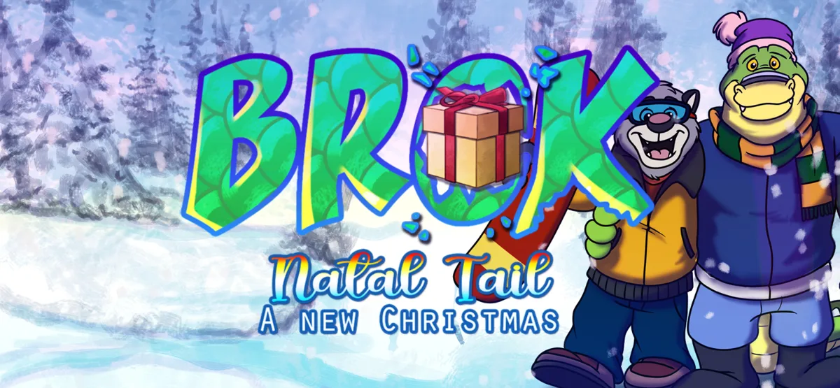 BROK the InvestiGator - Natal Tail, A New Christmas — official game artwork