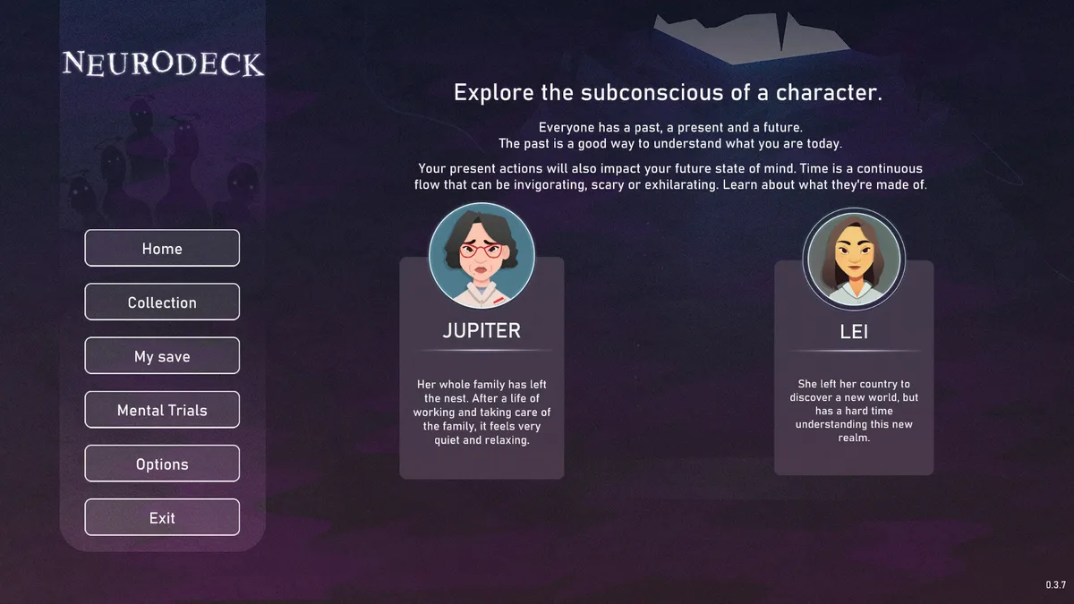 Neurodeck: Psychological Deckbuilder Demo — official screenshot 2