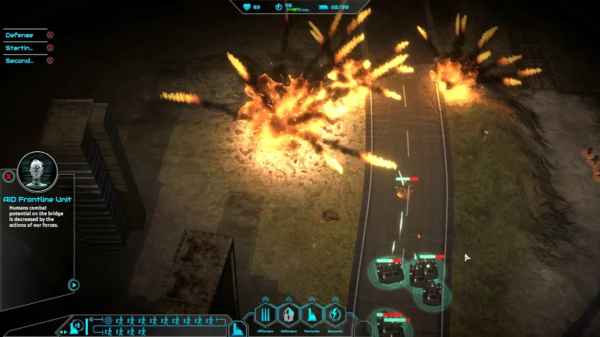 A.I.D. - Artificial Intelligence Defence Demo — official screenshot 1