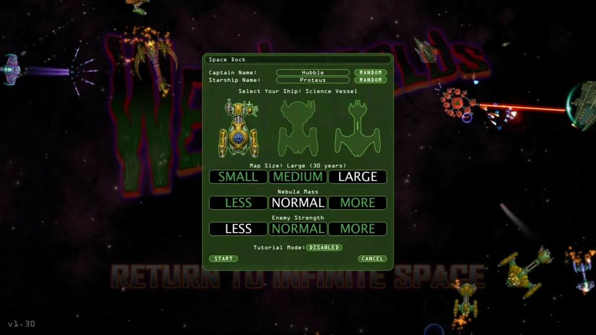 Weird Worlds: Return to Infinite Space Demo — official screenshot 1