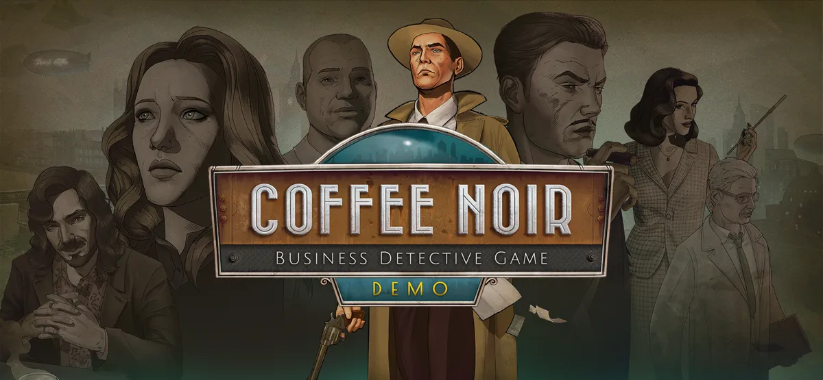 Coffee Noir - Business Detective Game DEMO — official game artwork