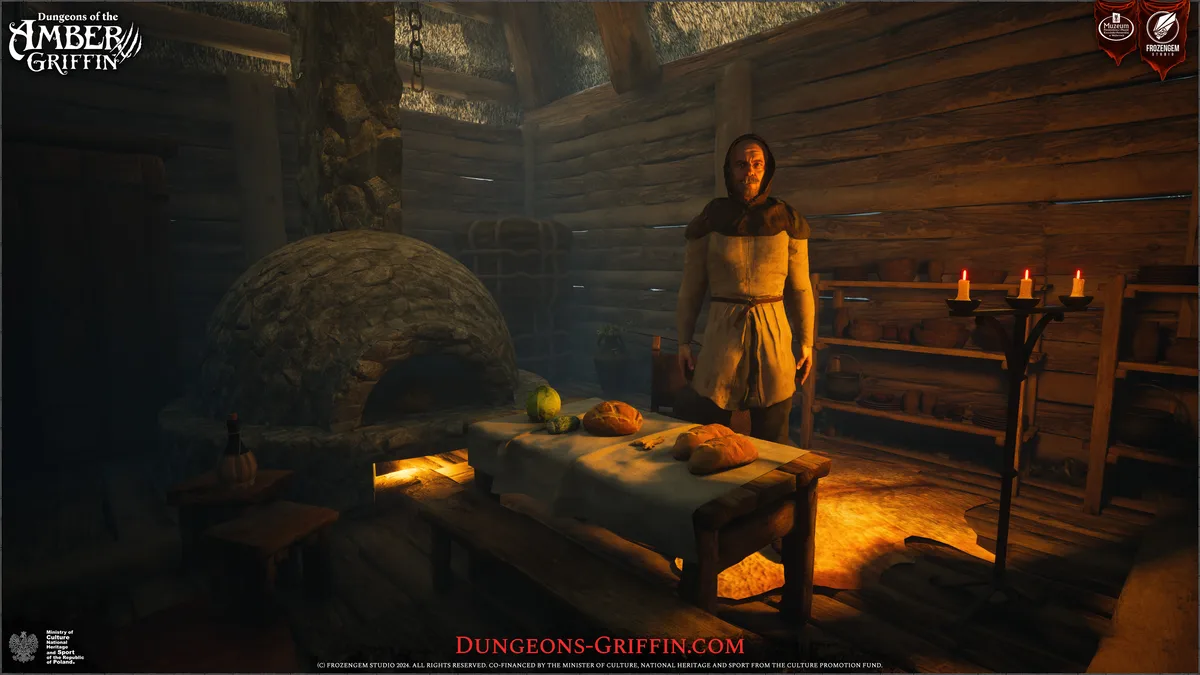 Dungeons of the Amber Griffin Demo — official screenshot 2