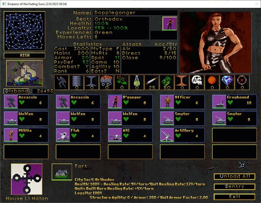 Emperor of the Fading Suns Enhanced Demo — official screenshot 1