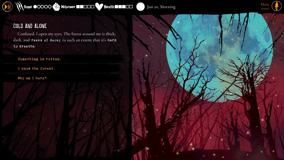 Werewolf: The Apocalypse - Heart of the Forest Demo — official screenshot 1