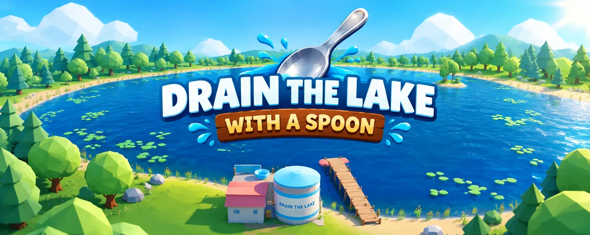 Drain The Lake with a Spoon — official game artwork