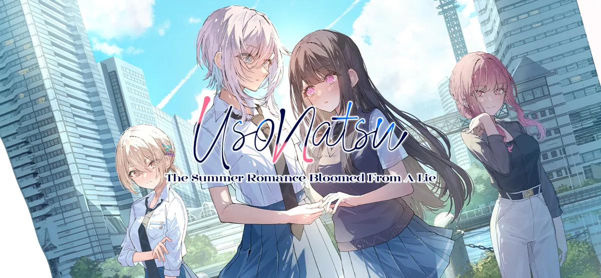 UsoNatsu ~The Summer Romance Bloomed From A Lie~ Demo — official game artwork